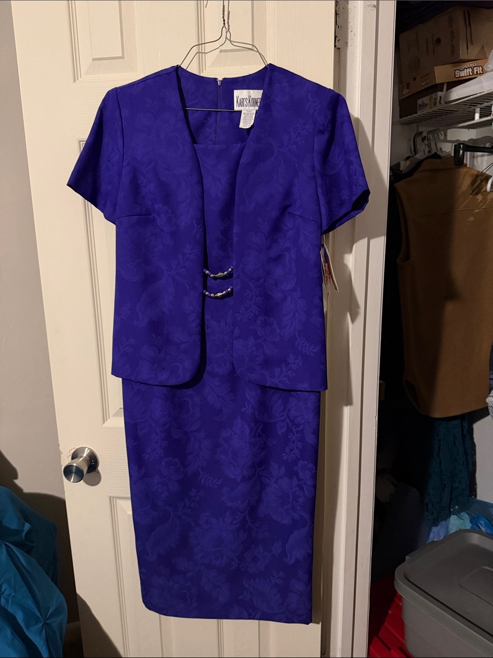 Purple Floral Kari's Korner Dress